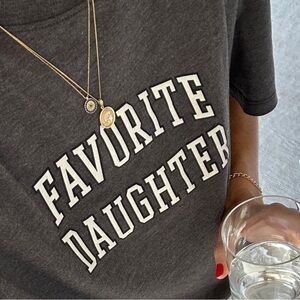 Favorite Daughter Gray Short Sleeve Tee